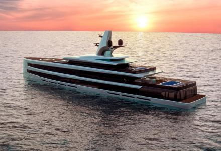 83m Superyacht Concept Unveiled by Daroca Design and Lateral Naval Architects 