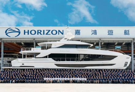 Horizon Yachts Delivers the Fifth FD110 Tri-deck