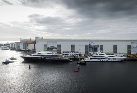 Two Amels Limited Editions Superyachts Launched in One Day in Vlissingen City