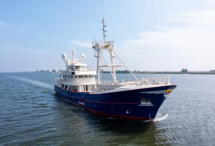 From Fishing Trawler to Hybrid Yacht: Scintilla Maris Embarks on Maiden Voyage