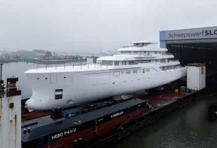 80m Feadship’s Project 715 Is Ready for Outfitting