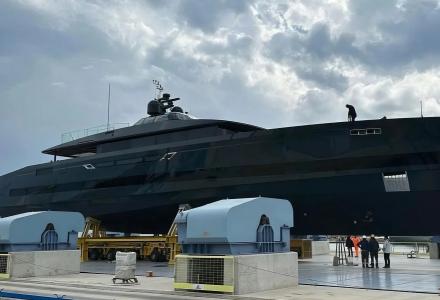 45m Project San Launched by Alia Yachts