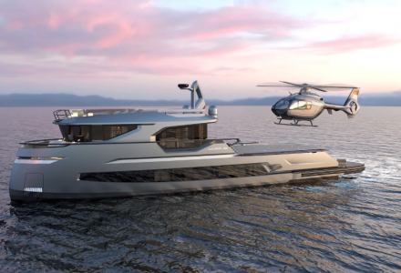 Introducing Aluna 92: FDC Yachts and Red Yacht Design Set Sail with 28m Model Featuring Helipad