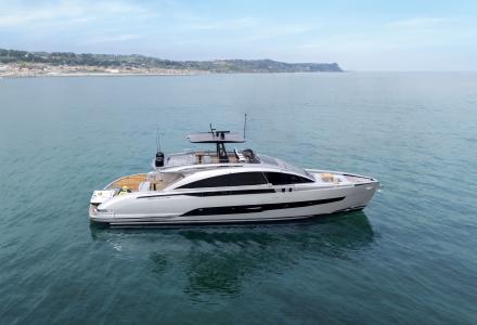 First Pershing GTX80 Hits the Water 