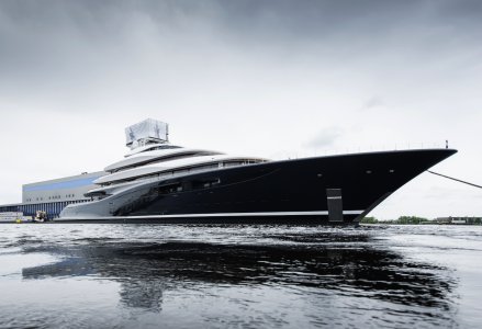 119m First Hydrogen Fuel Cell Superyacht Project 821 Launched by Feadship 