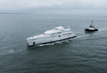 Outfitting Begins for Amels 60 Superyacht