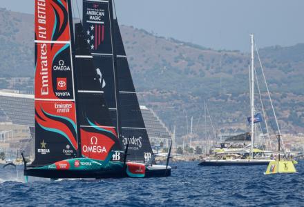 Emirates Team New Zealand Wins Louis Vuitton Preliminary Regatta