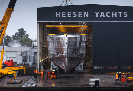 Heesen Yachts Achieves Major Milestone in Construction of 57m Project Setteesettanta