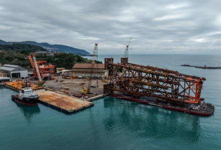 Gruppo Antonini Launches the Record-breaking Maboqueiro Off-shore Platform