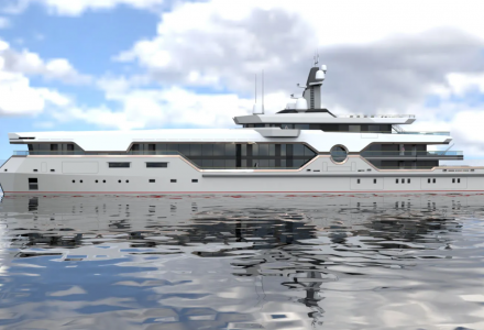 Turkish Designer Reveals 110-meter Superyacht Concept “Grandeur”