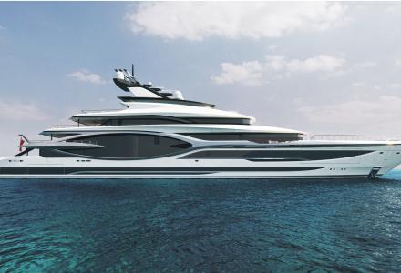 The Italian Sea Group Advances Construction of Admiral 100m Gigayacht