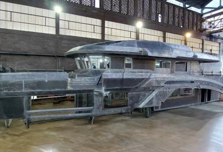 Antonini Navi Marks Another Step in the Construction Process of the Evo 31