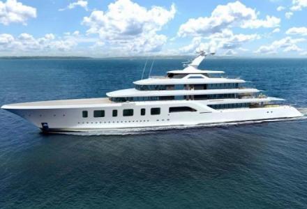 92m superyacht under construction at Feadship