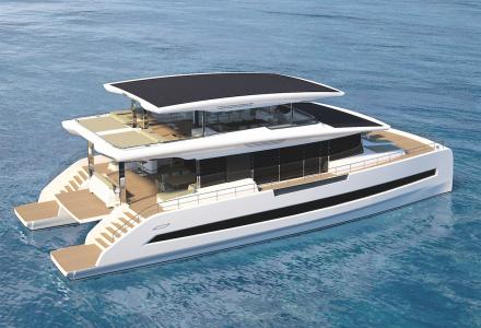Silent Yachts Nears Completion of Flagship Solar-Electric SY80 Catamaran