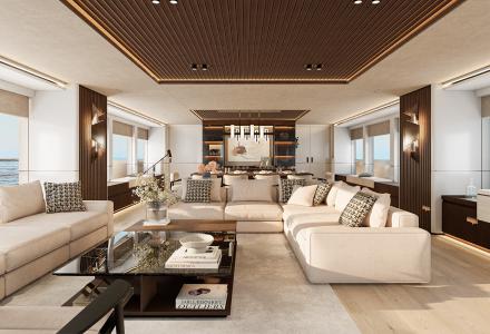 New Burger 180' Interior Revealed by Vripack