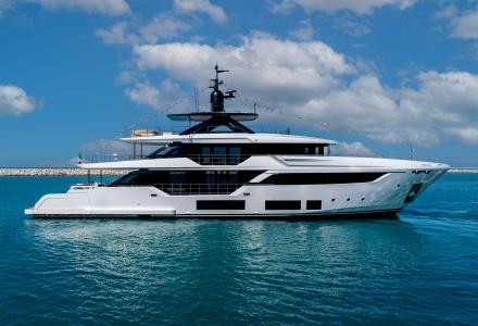 Third Custom Line Navetta 38 Hull Launched in Ancona