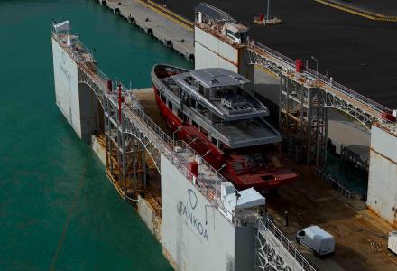 First Tankoa-Built Hull from Civitavecchia Facility Arrives in Genoa