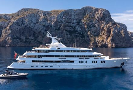 77m Amels Boadicea Joins Northrop and Johnson Charter Fleet
