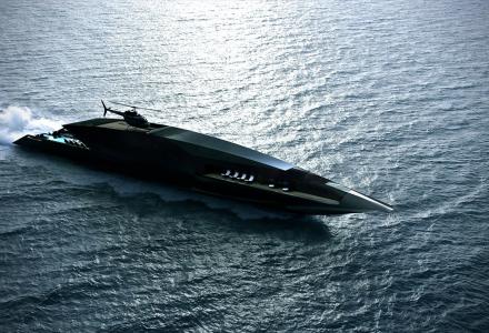 Black Swan superyacht concept presented by Timur Bozca