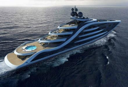 Six superyacht concepts introduced by Andy Waugh