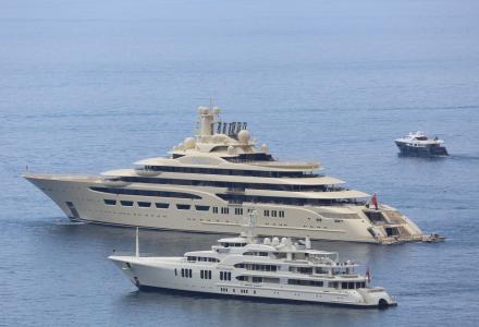 17 yachts seen in Monaco in the past few days
