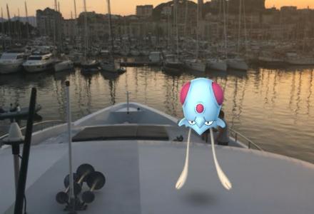 Pokemon Go has made its way onto yachts