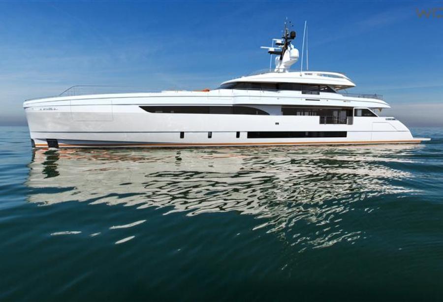 Motor Yacht Stern Wider Yacht Harbour