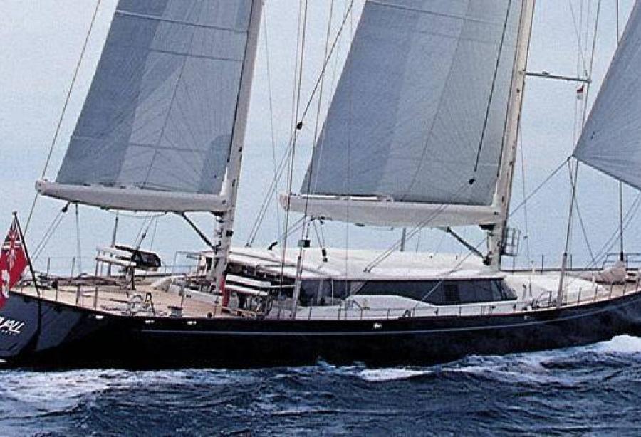 sail yacht squall