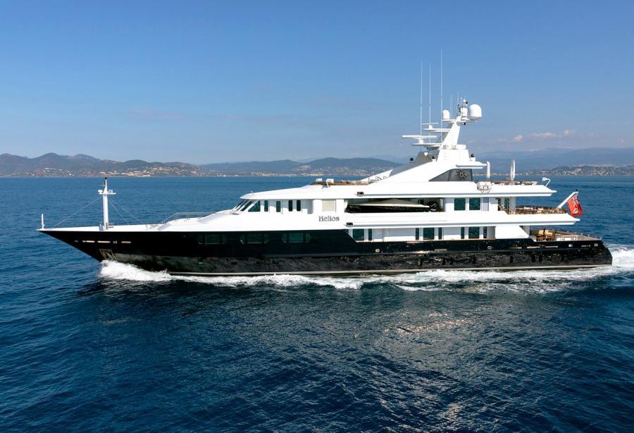 yacht named helios