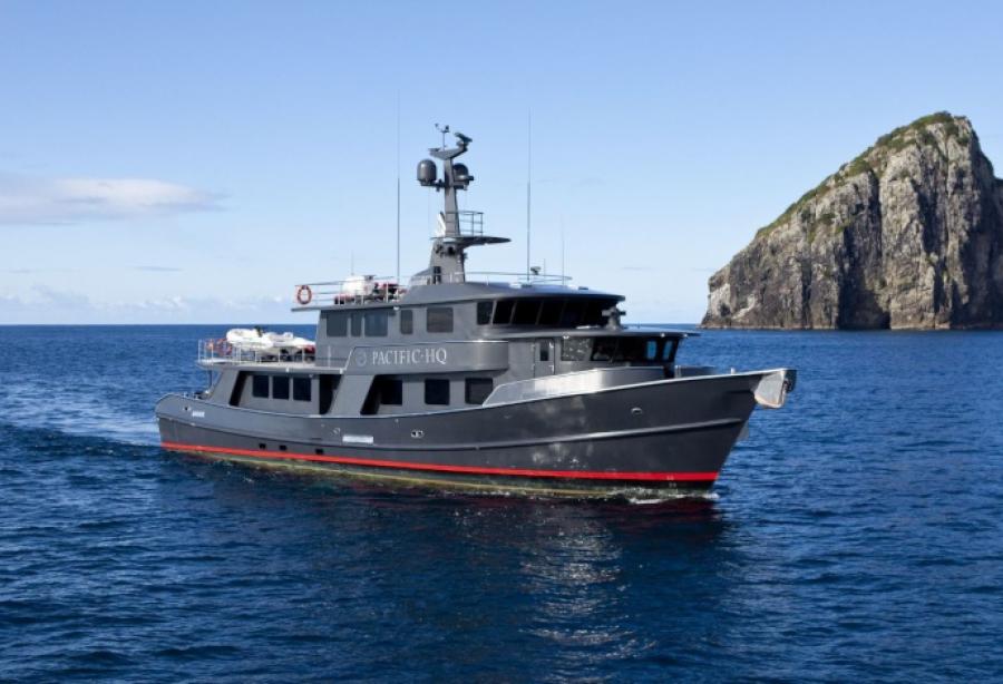 Motor yacht Pacific HQ Jemison Marine Yacht Harbour