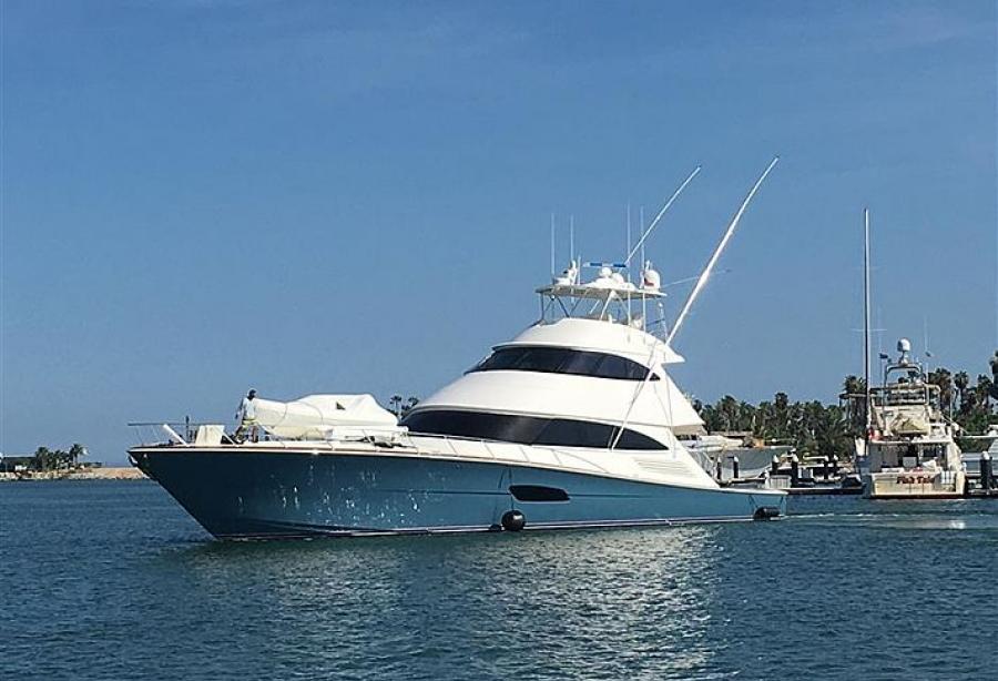 viking yacht on beach