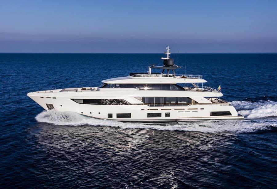 motor yacht eros size