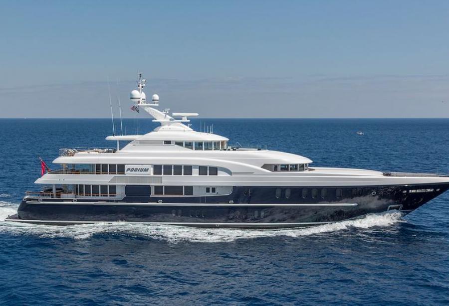 lurssen yacht in cabo san lucas