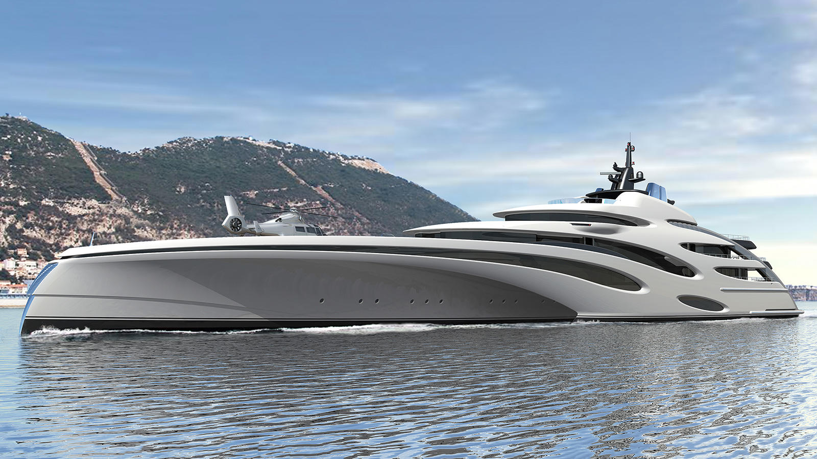 most modern yachts