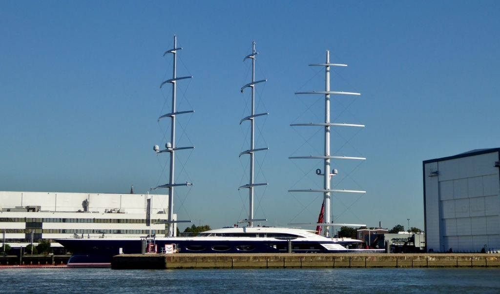 yacht with 4 masts