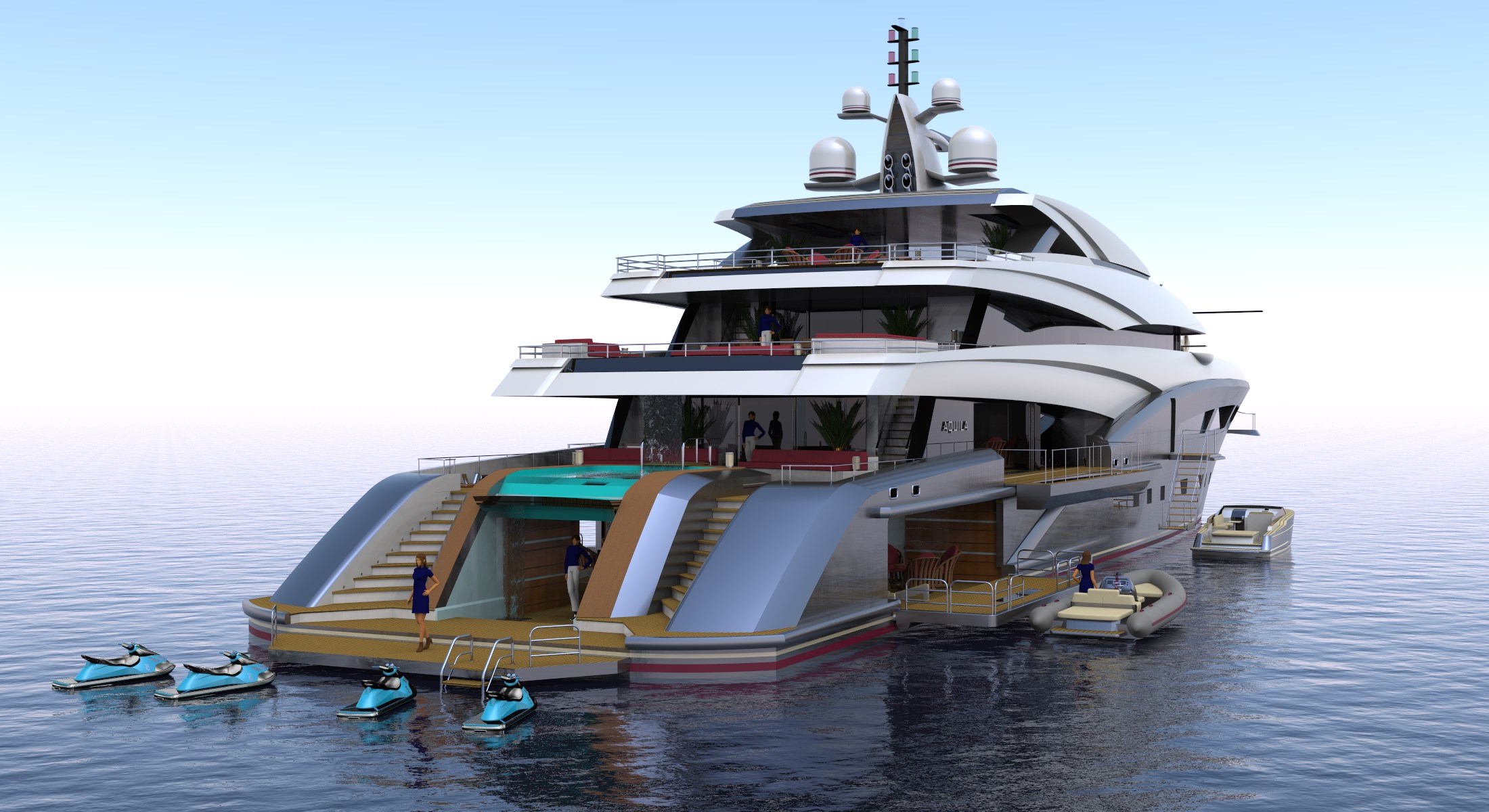 mega yacht aquila