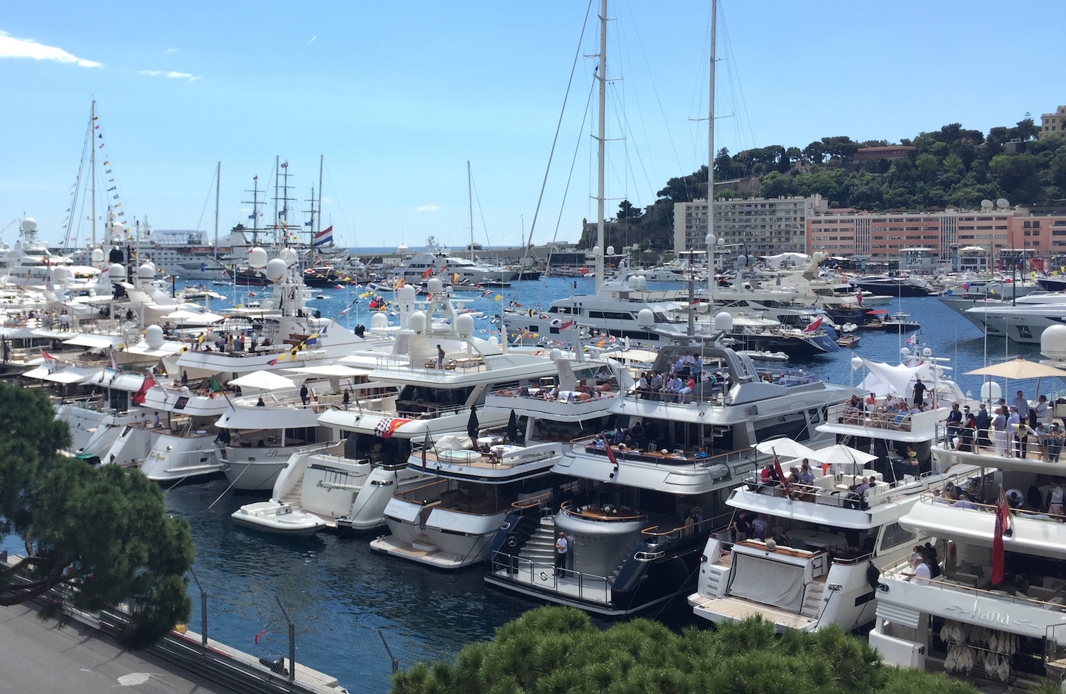 monaco grand prix yacht