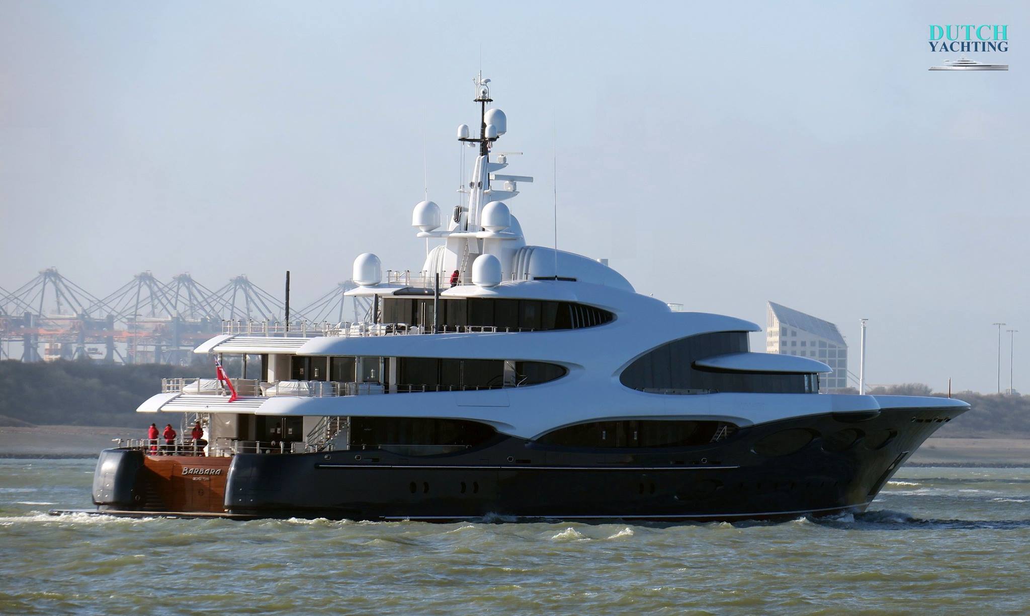 who owns the super yacht barbara