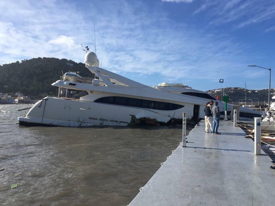 yacht mallorca gesunken