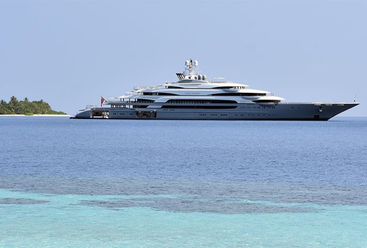 140m Ocean Victory Spotted In Maldives Yacht Harbour