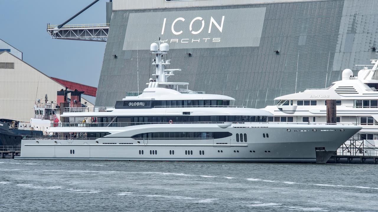 74m Lurssen Global Undergoing Refit At Icon Yachts Yacht