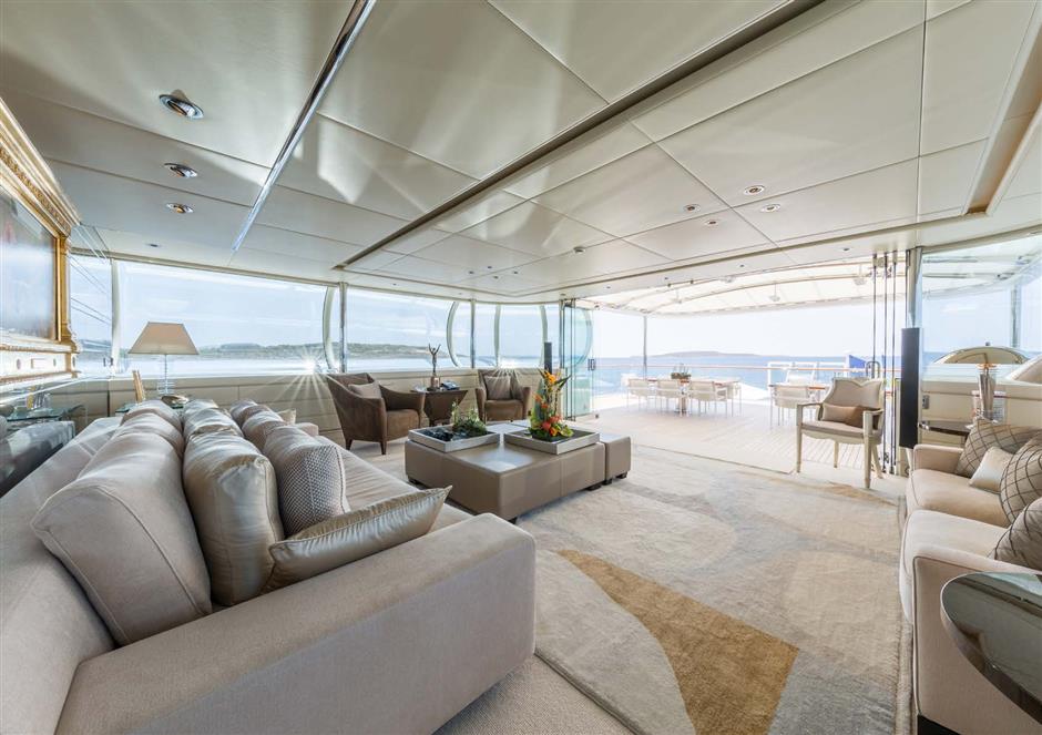 Larry Ellison Yacht Interior