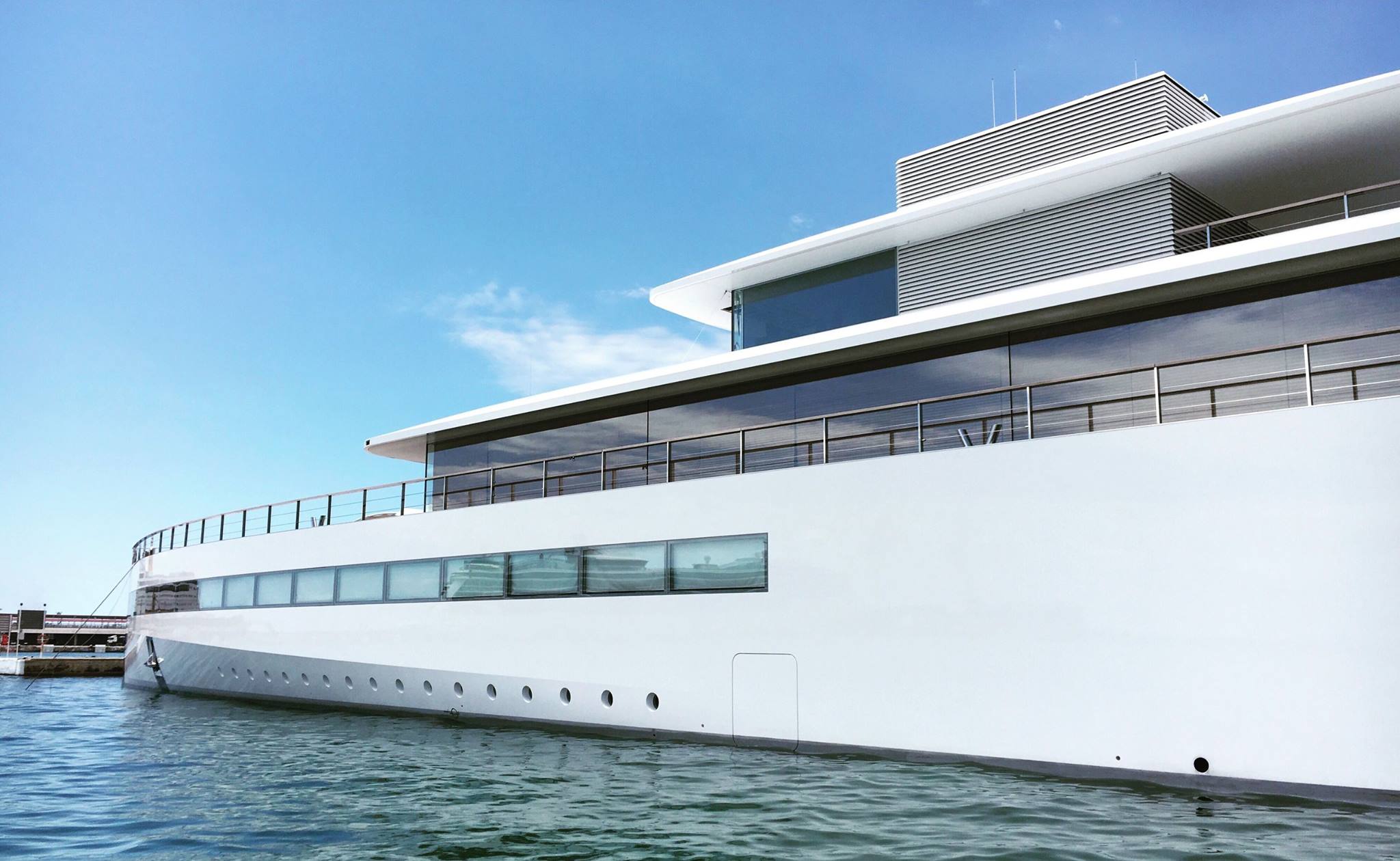 The super-yacht with a priceless piece of art in Majorca