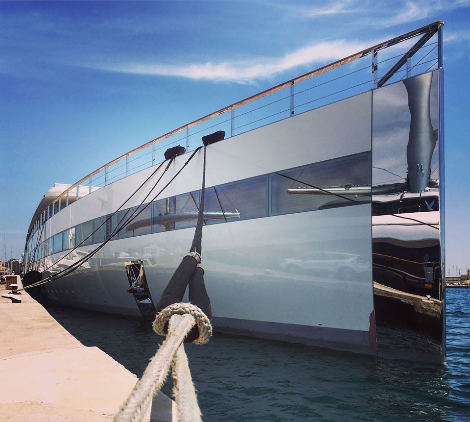 Venus Spotted In Mallorca Yacht Harbour