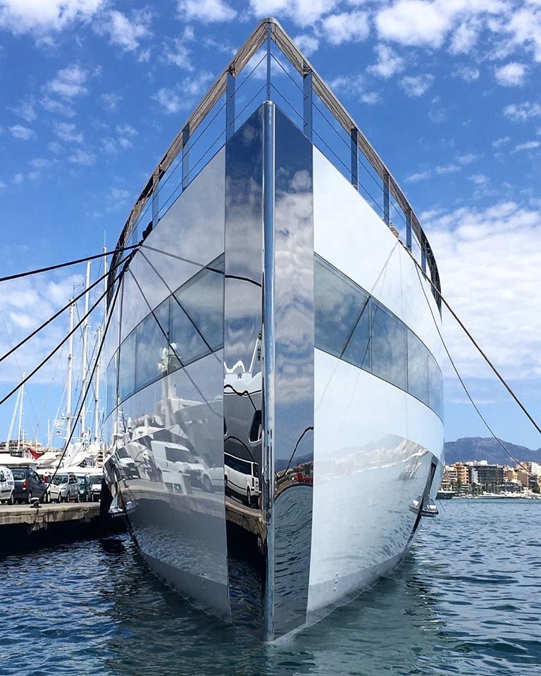 Venus Spotted In Mallorca Yacht Harbour