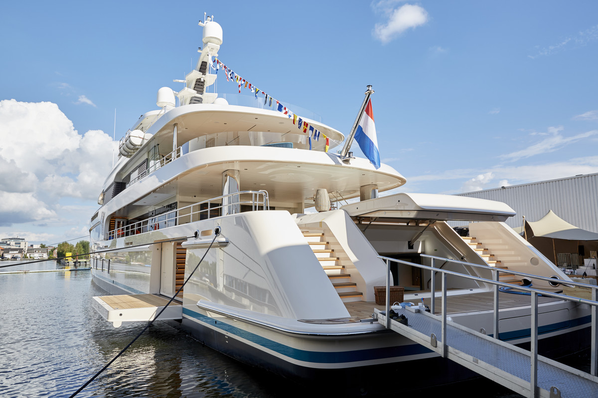 Feadship launches 69m Samaya for European owner - Yacht Harbour