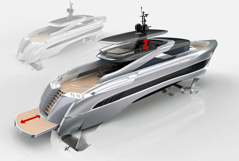 Russian Rocket Is A 37 Meter Foiling Superyacht Yacht Harbour