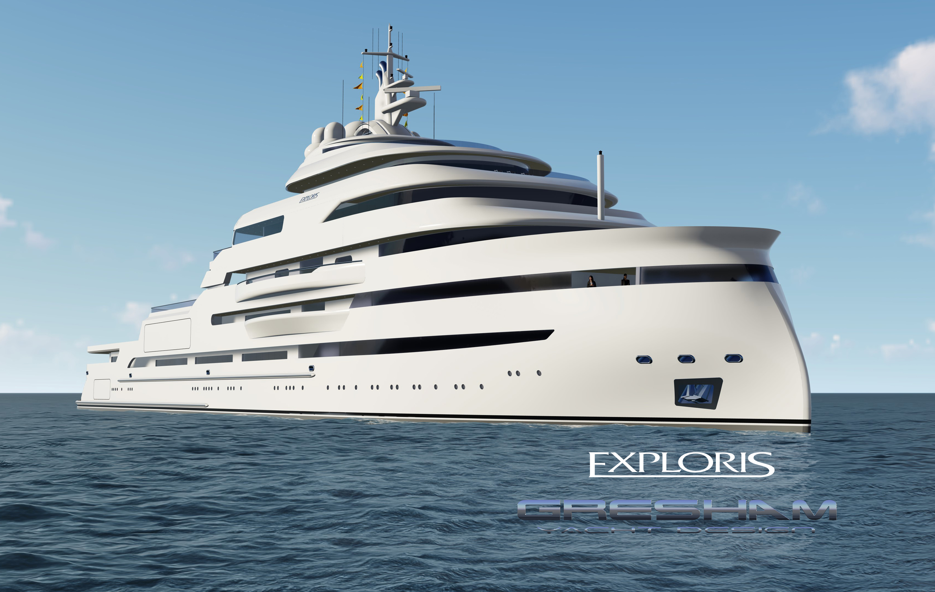 100metre explorer yacht concept by Gresham Yacht Design Yacht Harbour