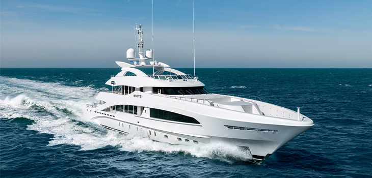 50 Metre Yacht White Delivered By Heesen Yacht Harbour
