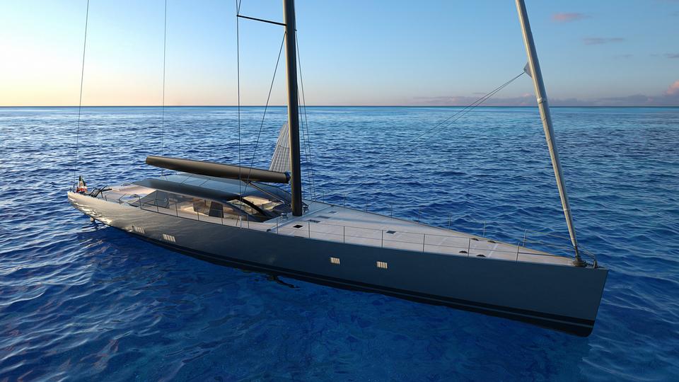 42 Metre Sailing Yacht E Volution Sold By Perini Navi Yacht Harbour